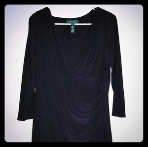 Ralph Lauren faux wrap dress